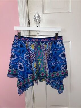 Zara Blue Mini Skirt